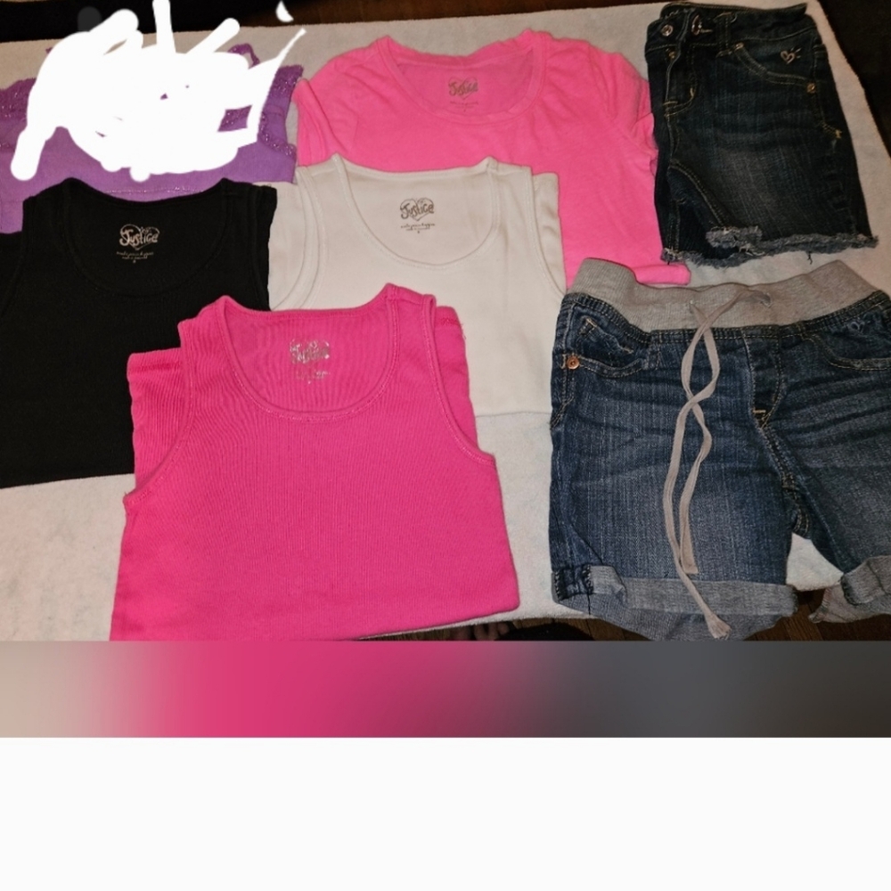 Girl's 6pc Justice Bundle, Size 8